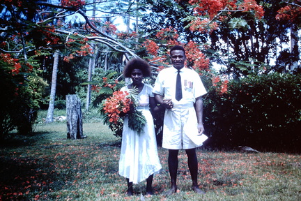 1960 Dec - Colin and wife Banika