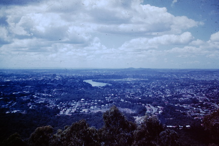 1960 March - Brisbane from Mt Cootha